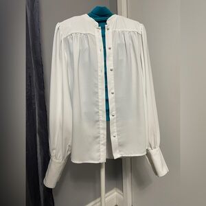 Long Sleeve White Blouse